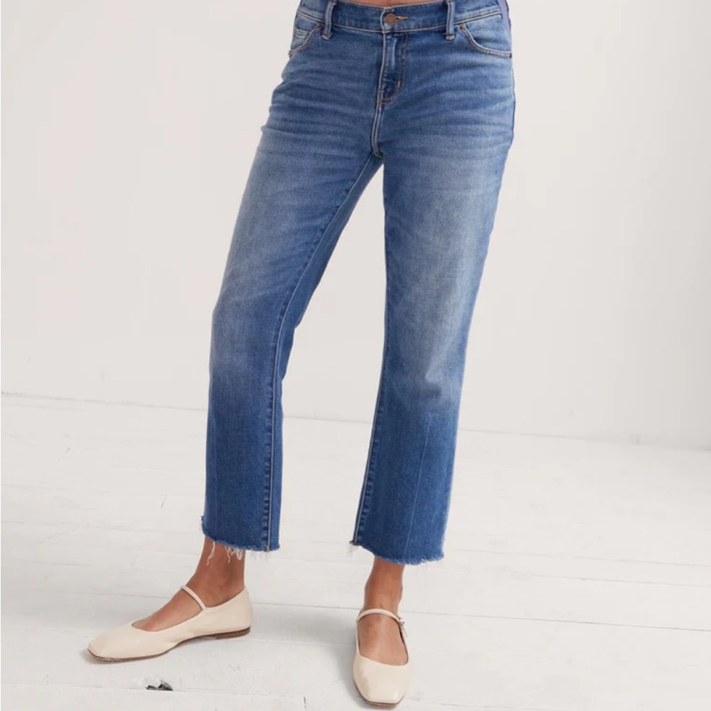 Hatch Cropped Maternity Jeans